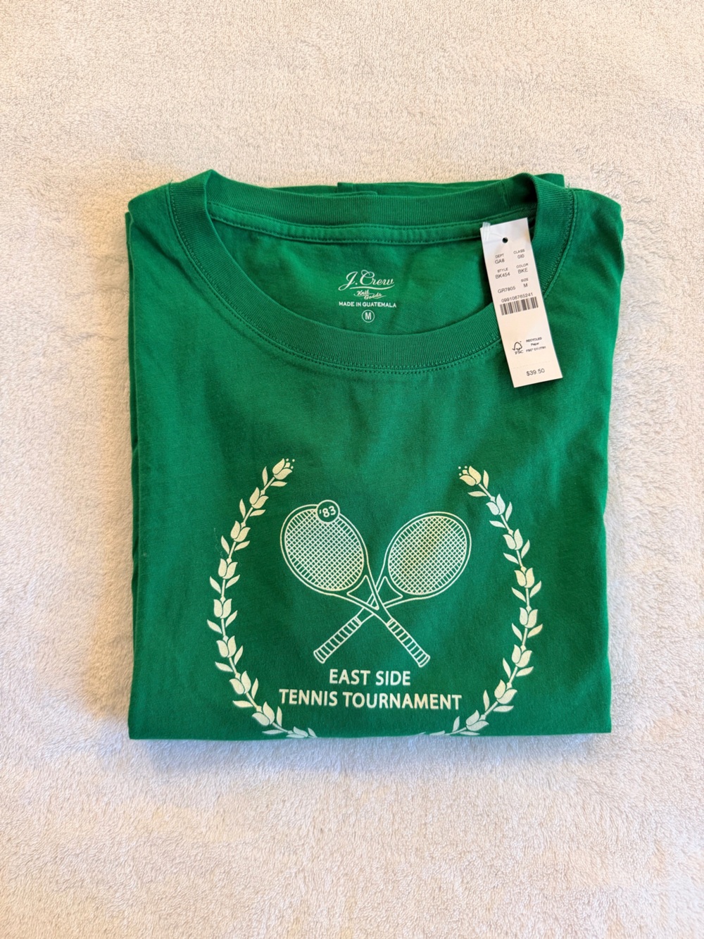 J. Crew Bright Green Crewneck T‑Shirt